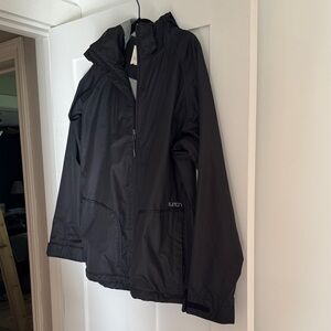 Women’s Burton Black Rain Jacket/ light shell